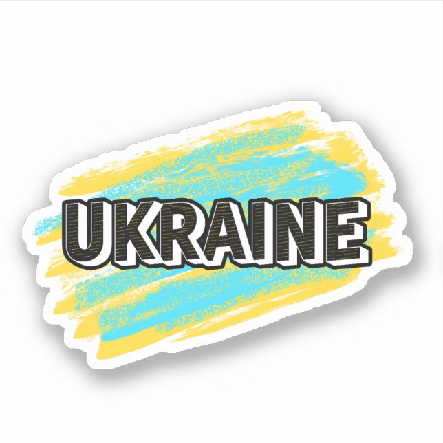 Ukraina Klistermärken (Framsida)