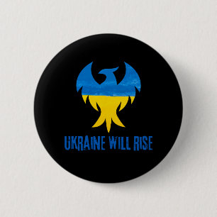 Ukraina kommer att Stiga upp Phoenix Bird Knapp