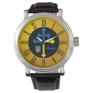 Ukraina Kor Symbol & Lorraine kor Armbandsur