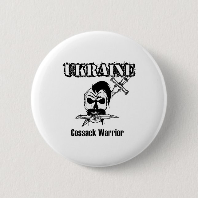 Ukraina Kosack Krigare - Stöd Ukraina  Knapp (Framsida)