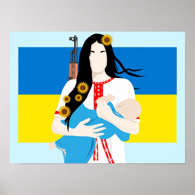 Ukraina Kvinnor Poster (Framsidan)