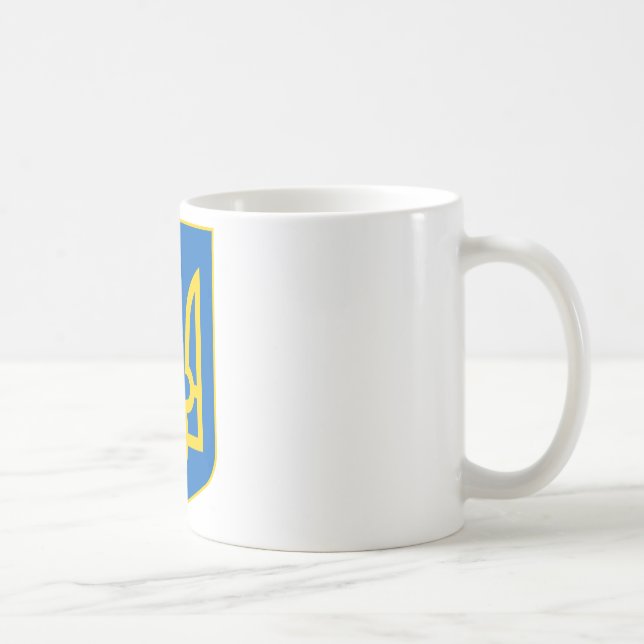 Ukraina Lesser vapensköld Kaffemugg (Höger)
