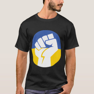 Ukraina Liten Knut Solidaritetsstå Upp Med Stöd A T Shirt