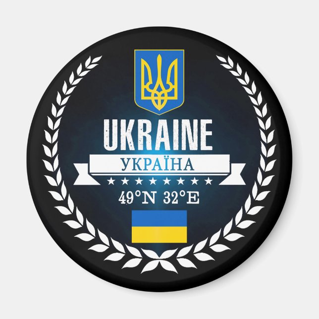 Ukraina Magnet (Framsidan)
