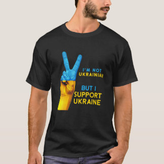 Ukraina Manar stöder Ukraina Ukrainas Underbara EU T Shirt
