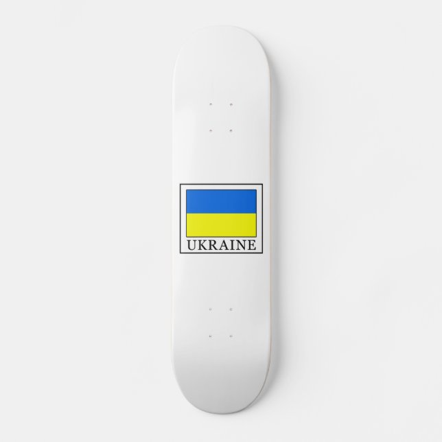Ukraina Mini Skateboard Bräda 18,5 Cm (Framsida)