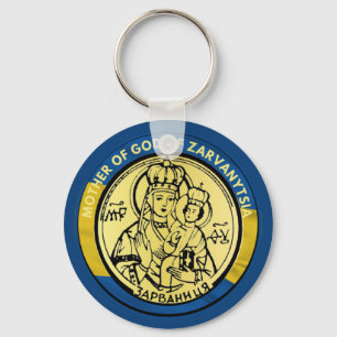 UKRAINA MOR OF GOD ZARVANYTSIA JESUS RELIGIÖSA NYCKELRING