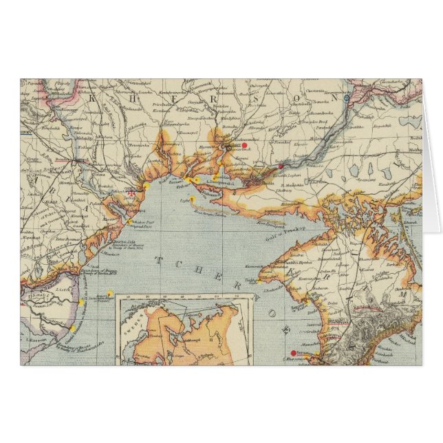 Ukraina och Moldavien Hälsningskort (Framsidan Horizontal)