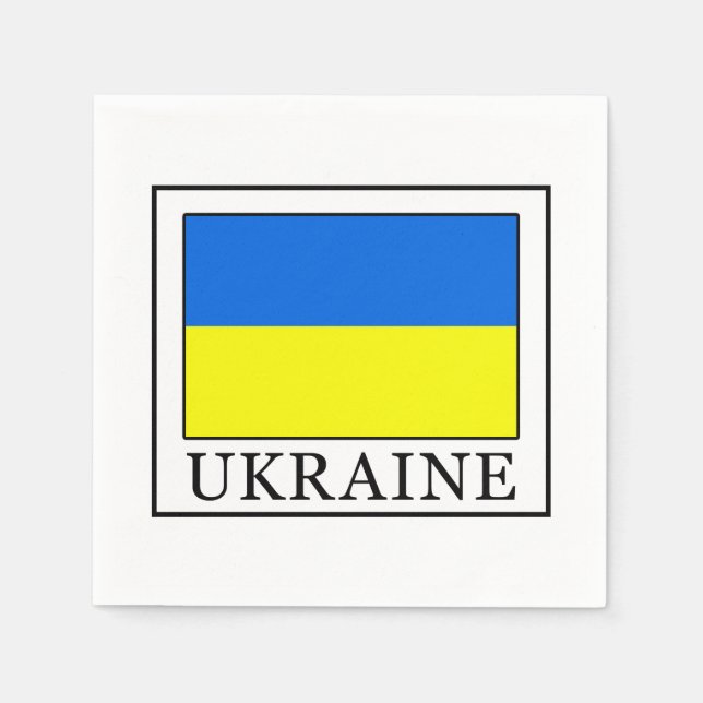 Ukraina Pappersservett (Framsidan)