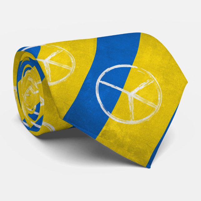 UKRAINA PEACE NECK TIE SLIPS (Rullad)
