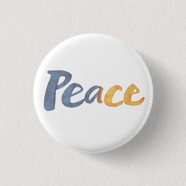 Ukraina - Peace Ukraina Anti-Krig Freedom Knapp (Framsida)
