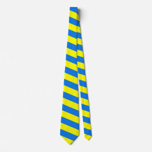 Ukraina Plain Flagga Tie Slips