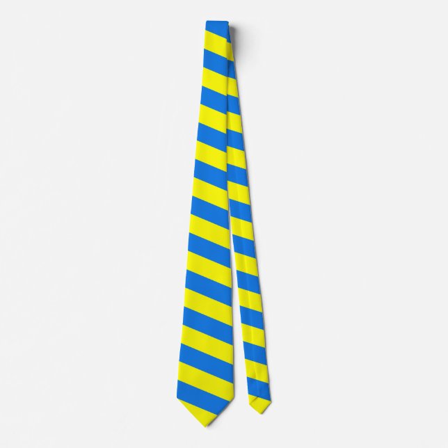 Ukraina Plain Flagga Tie Slips (Framsida)