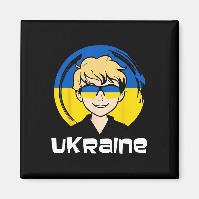 Ukraina Pojke  Magnet (Framsidan)