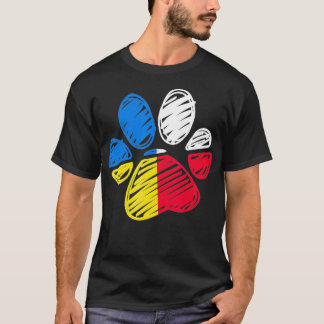 Ukraina Polska Flagga Kat & Hund ukrainska Tassar, T Shirt