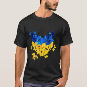 Ukraina presentflagga Ukraini Kiev ukrainsk Ukraji T Shirt