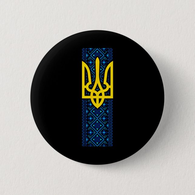 Ukraina presentflagga Ukraini Kiev Ukrainska Ukraj Knapp (Framsida)