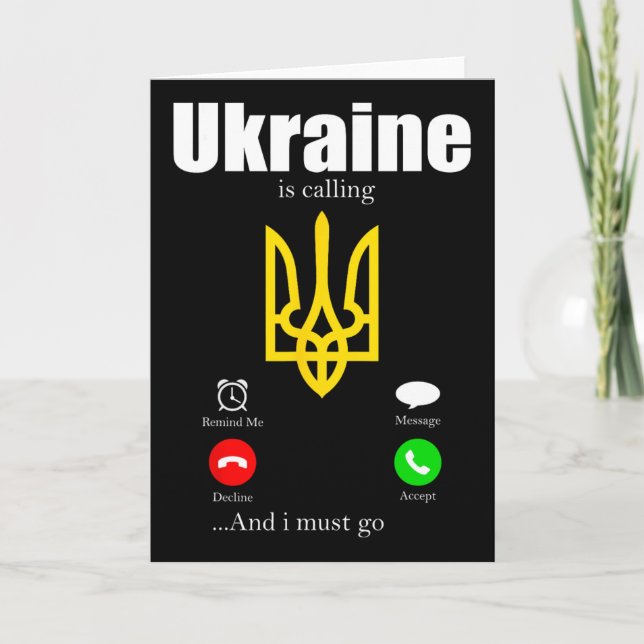 Ukraina presentflagga Ukraini Kiev Ukrainska Ukraj Kort (Framsida)