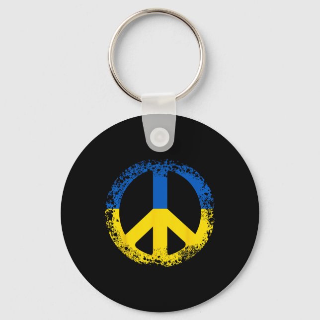 Ukraina presentflagga Ukraini Kiev Ukrainska Ukraj Nyckelring (Framsida)