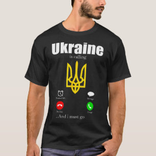 Ukraina presentflagga Ukraini Kiev ukrainska Ukraj T Shirt