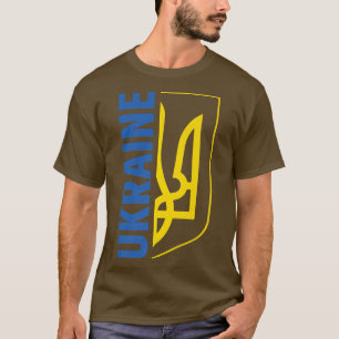 Ukraina Pride Tshirt för manar Jacka av Arm Emblem T Shirt