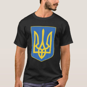 Ukraina Pridet Ukrainas Flagga Ukraina Emblem T Shirt