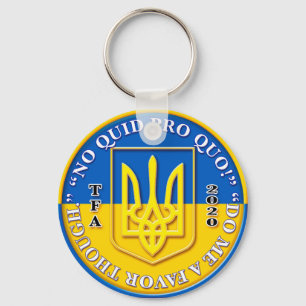 Ukraina"Quid Pro Quo"-Nyckelring Nyckelring