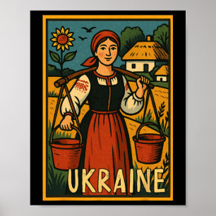 Ukraina Reser Retroserie Möt Mig I Ukraina S Poster
