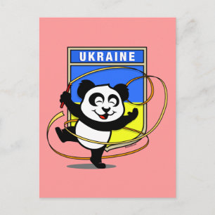 Ukraina Rhythmic Gymnastics Panda Vykort