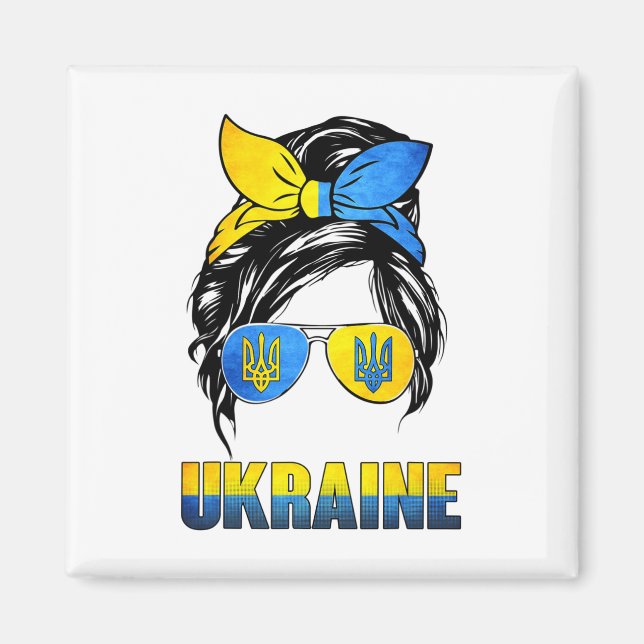 Ukraina Rufsylta I Ukraina Flagga Gåva  Magnet (Framsidan)