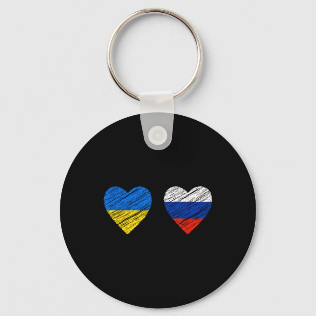 Ukraina Ryssland Fred  Nyckelring (Framsida)