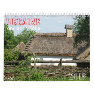 UKRAINA:s gamla by_endar Kalender