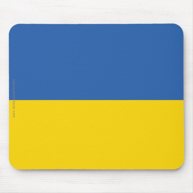 Ukraina slättflagga musmatta (Framsidan)