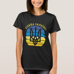 Ukraina Slava Ukraini T-shirt Zelensky Ära åt Ukra