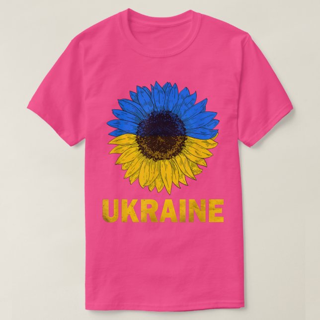 Ukraina Solros Ukrainska Flagga Peace Ukraina Fla T Shirt (Design framsida)