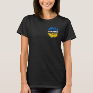 Ukraina Solros Ukrainska Solidaritet Patriotic T Shirt