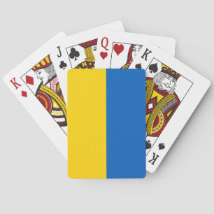 Ukraina som spelar upp kortdäck casinokort