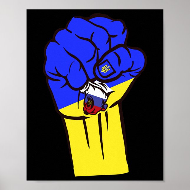 Ukraina stark  poster (Framsidan)