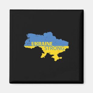 Ukraina starkt - Jag står med Ukraina för fred Magnet
