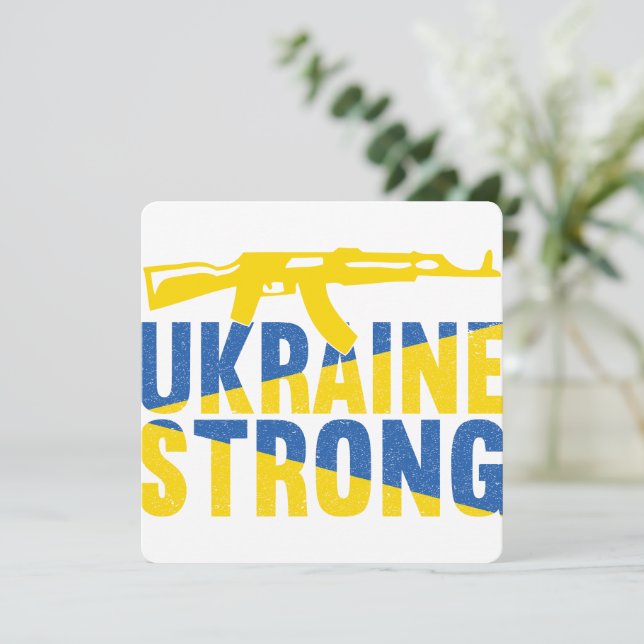 Ukraina Starkt stöd för Ukraina (Stående Fram)
