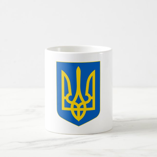 Ukraina statsvapen kaffemugg (Center)
