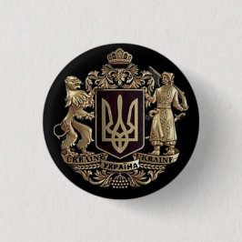 Ukraina statsvapen Pin Knapp