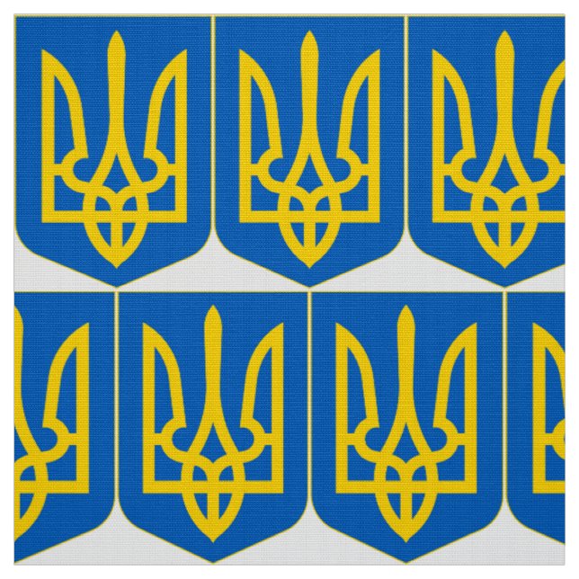 Ukraina statsvapen tyg (Provkarta)