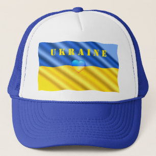 Ukraina - Stöd - fredsfrihet - Ukrainas Flagga Keps