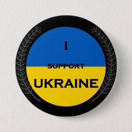 Ukraina stöd Pin Knapp