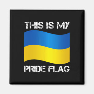 Ukraina Stöd Ukraina Flagga Frihet Solidaritet 1 Magnet