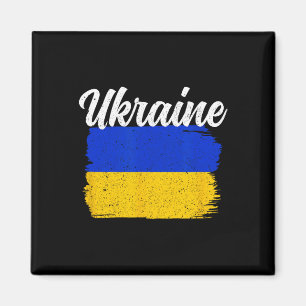 Ukraina Stöd Ukraina Flagga Frihet Solidaritet Magnet