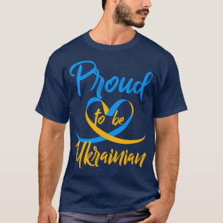 Ukraina stolt över att vara ukrainsk t shirt