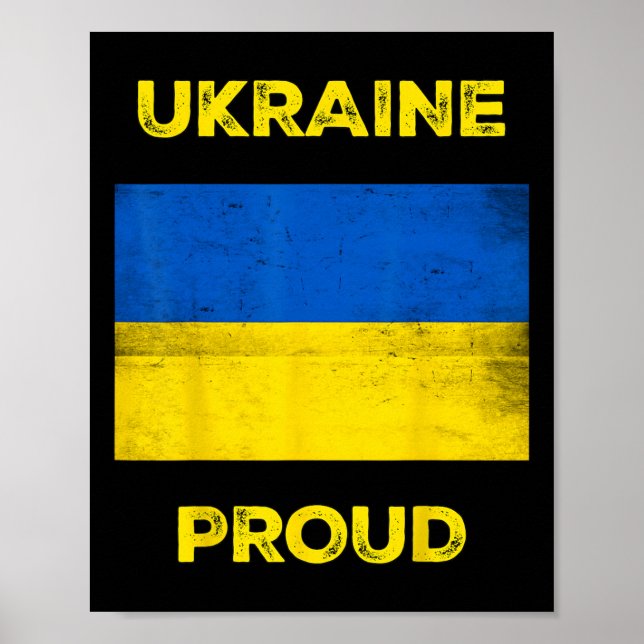 Ukraina stolt  poster (Framsidan)