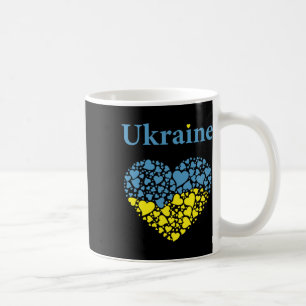 Ukraina Stolthet Ukrainska Hjärtats Flagga Ära åt  Kaffemugg